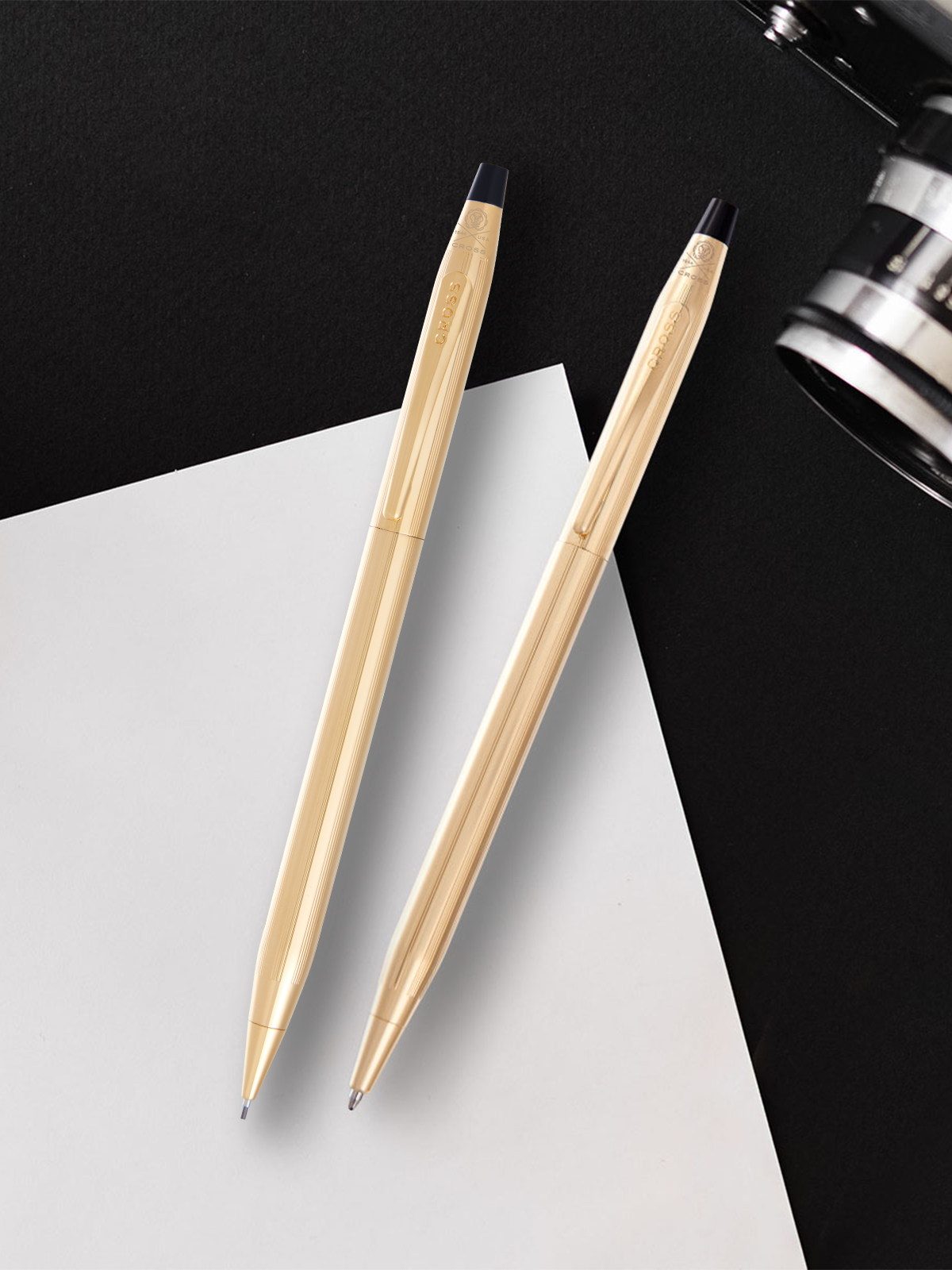 Set penna e matita placcati oro 23KT Classic Century®