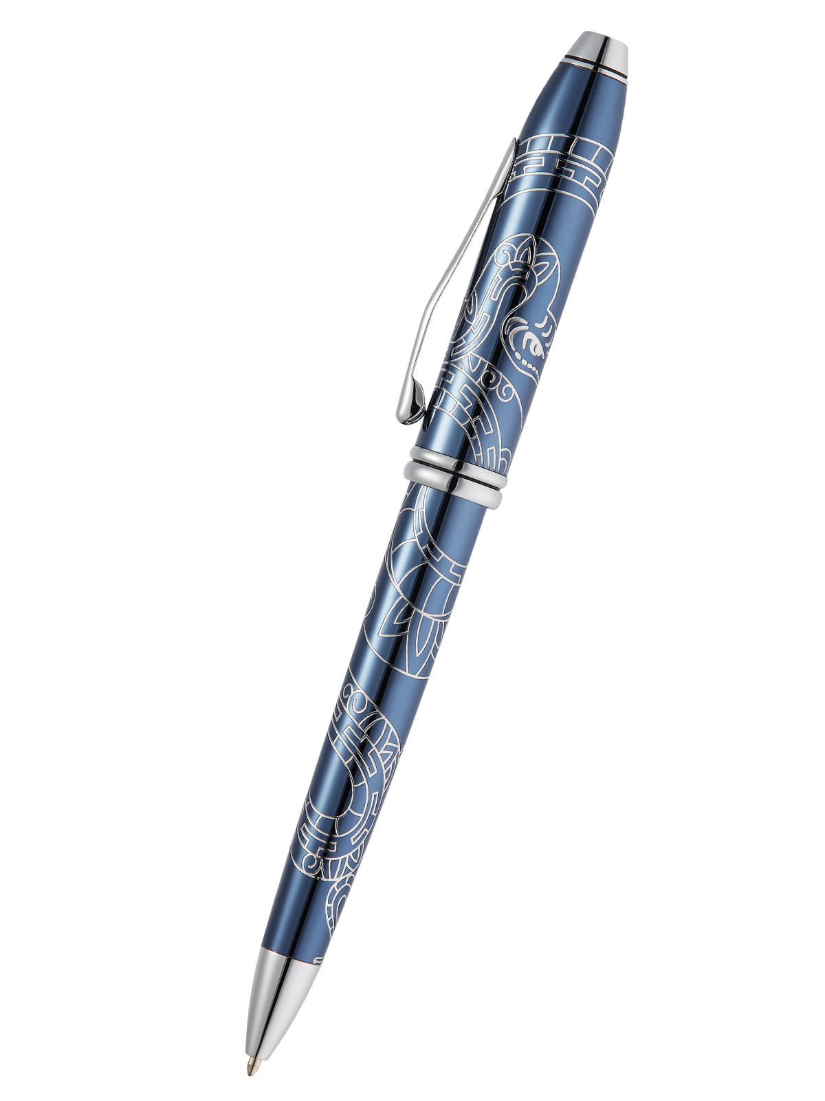 Penna a sfera Townsend® Zodiac Year of the Snake laccata blu