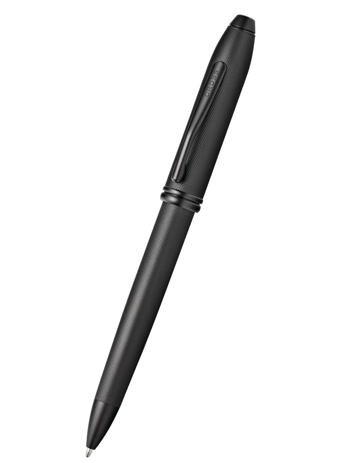 Penna a sfera Townsend® con microzigrinatura in PVD nero