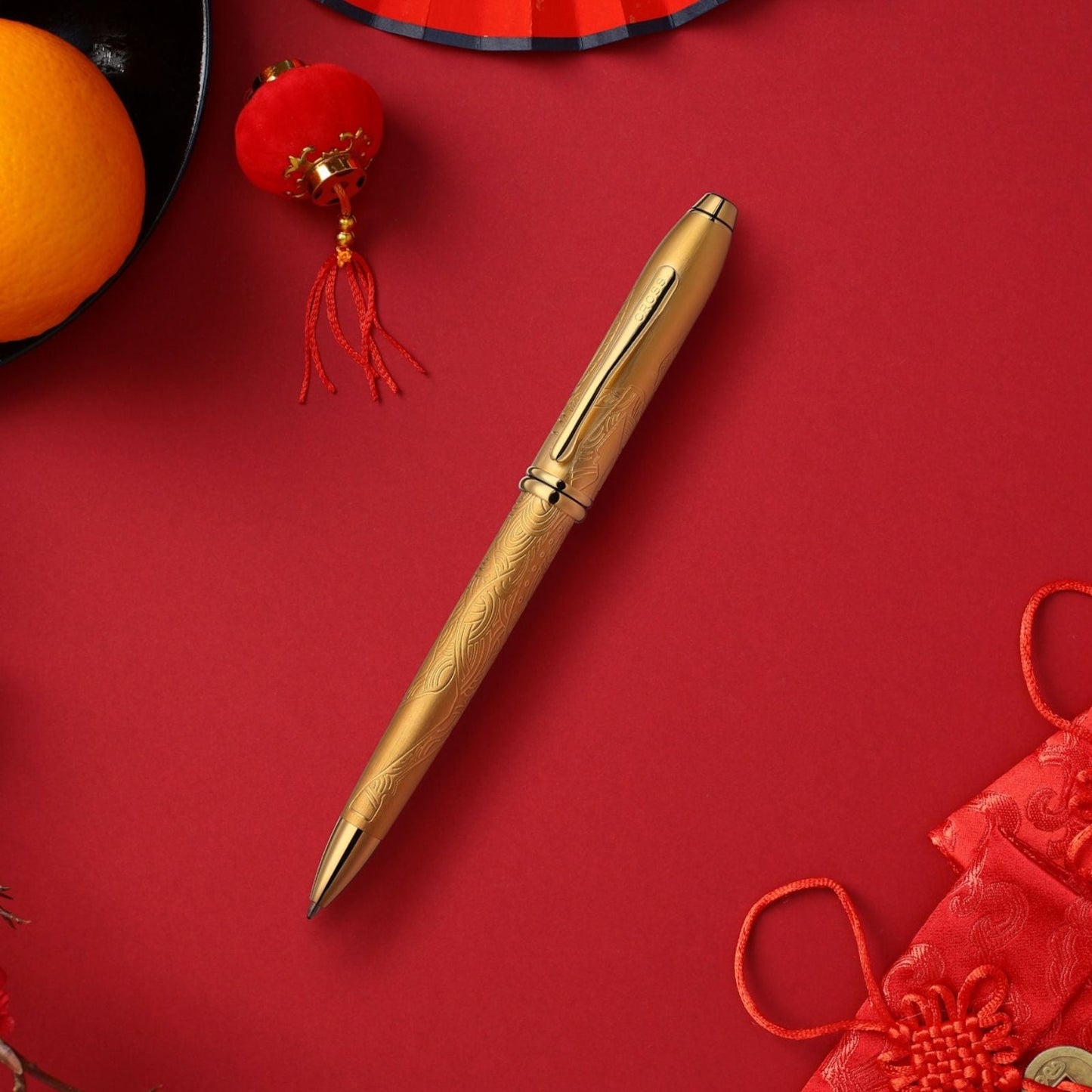 Townsend® Zodiac Year of the Horse – penna a sfera placcata oro 23KT