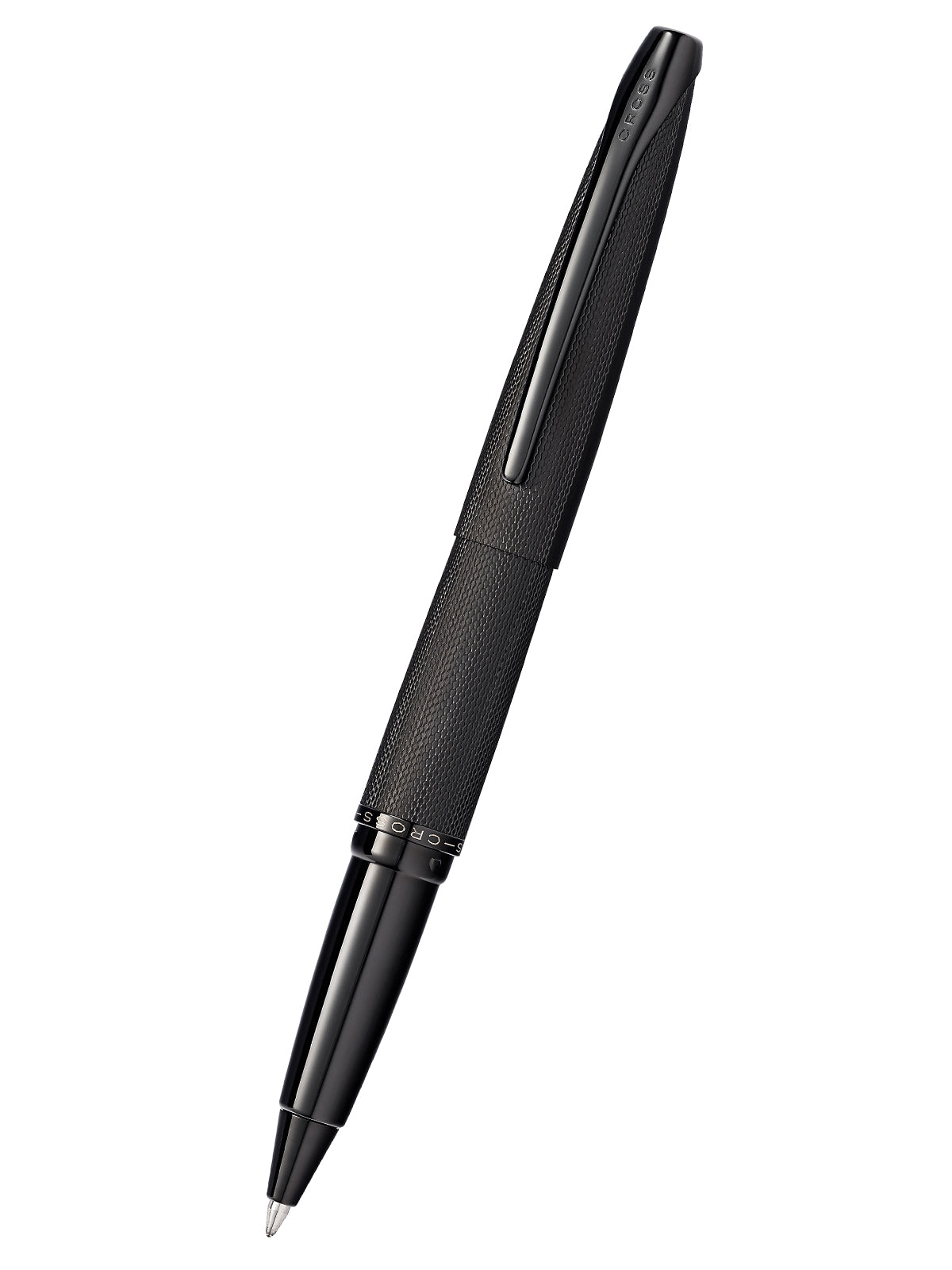 Penna a sfera ATX® nera spazzolata