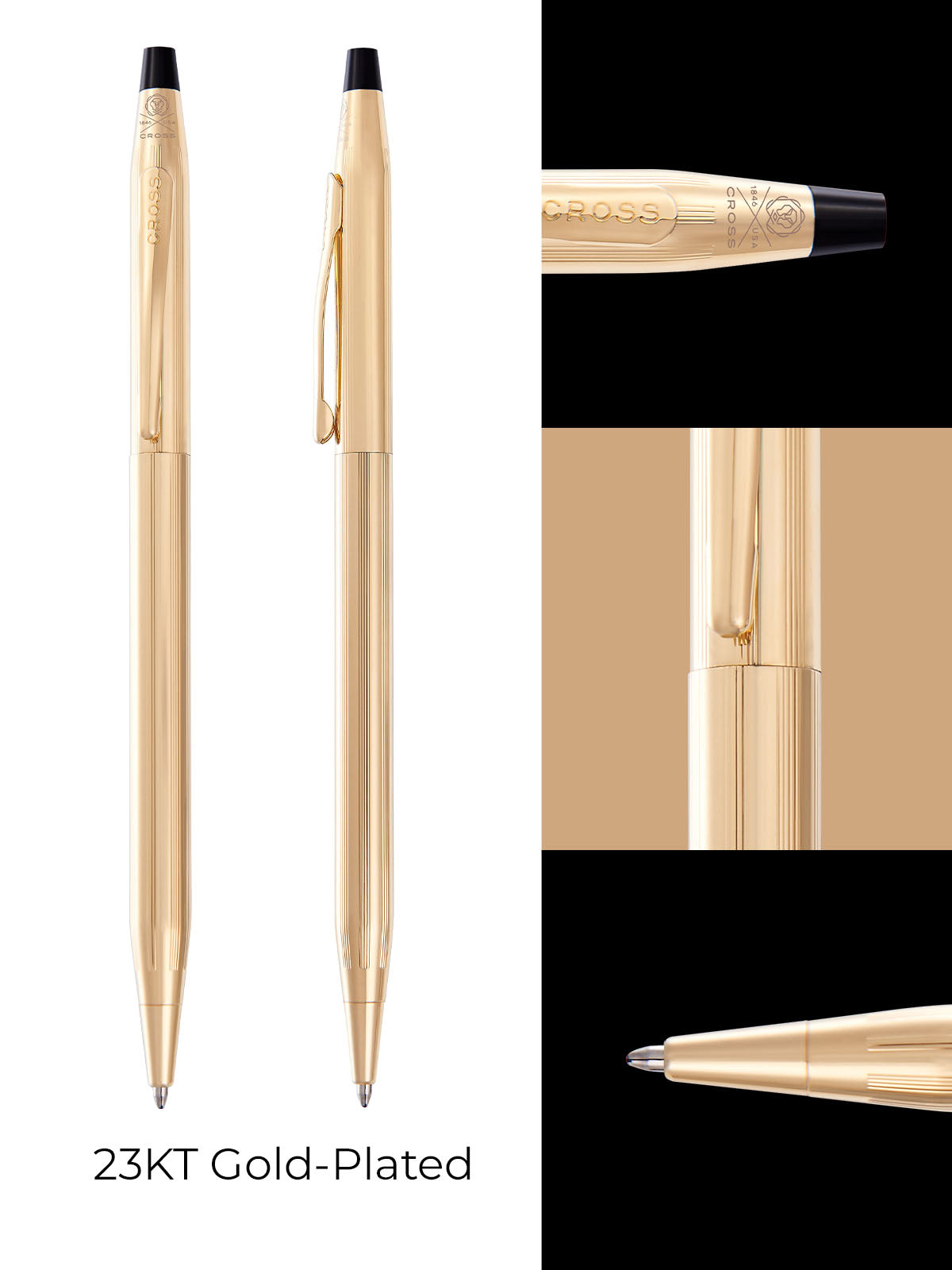 Penna a sfera Classic Century® in oro 23 carati