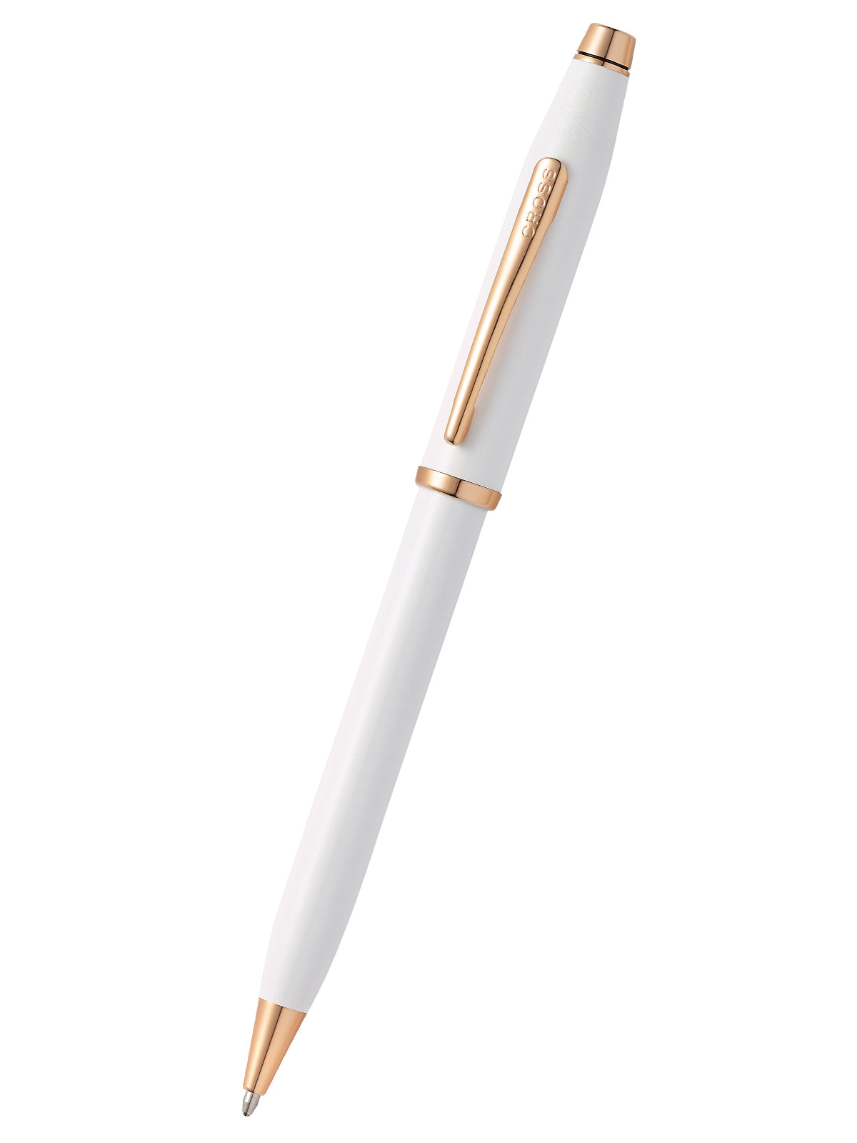 Penna a sfera Century® II laccata bianca perlescente