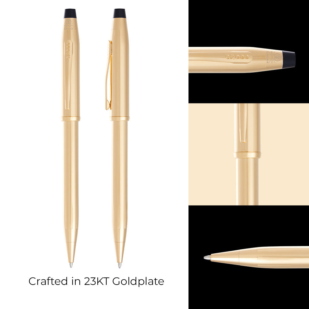 Penna a sfera Century® II in oro 23 carati