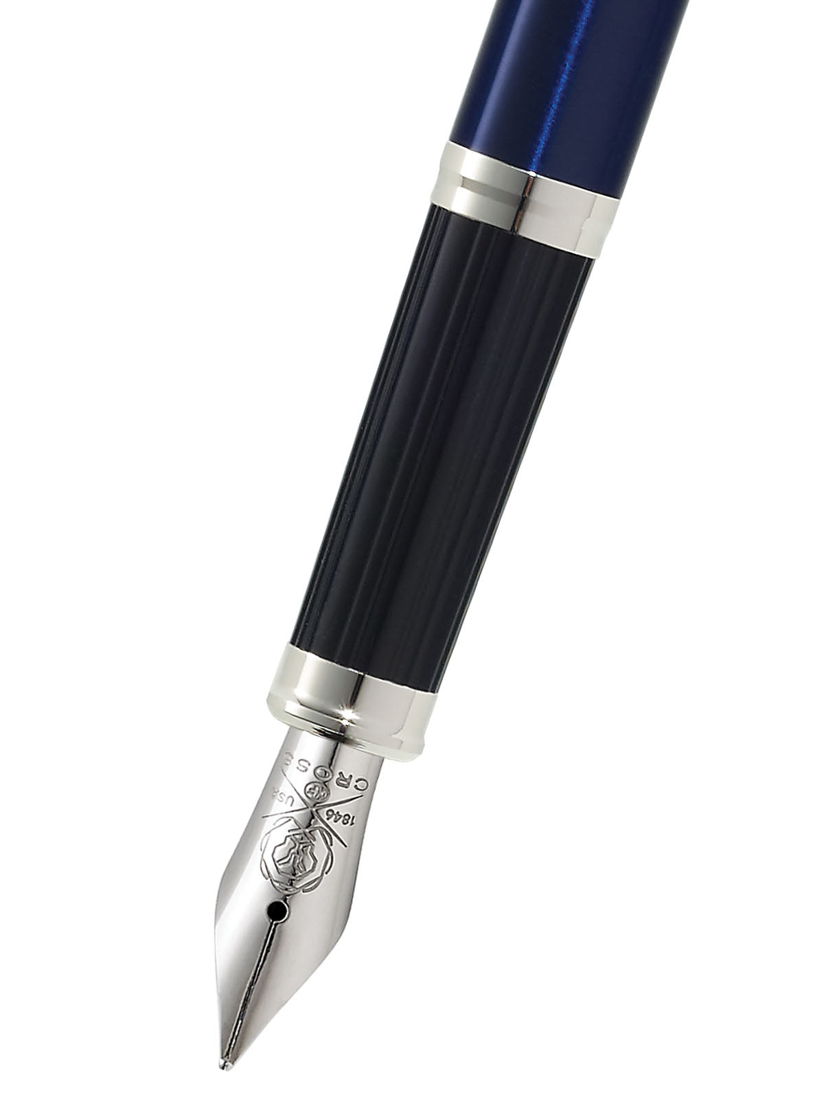 Penna stilografica Century® II con pennino medio laccato blu traslucido