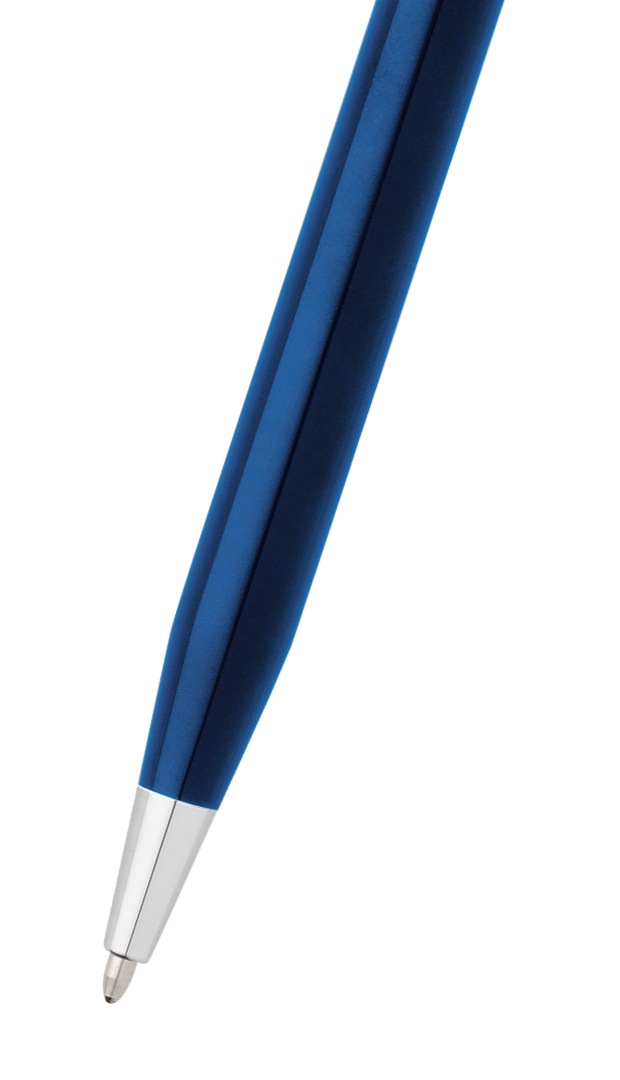 Penna a sfera Classic Century® in PVD blu traslucido lucido