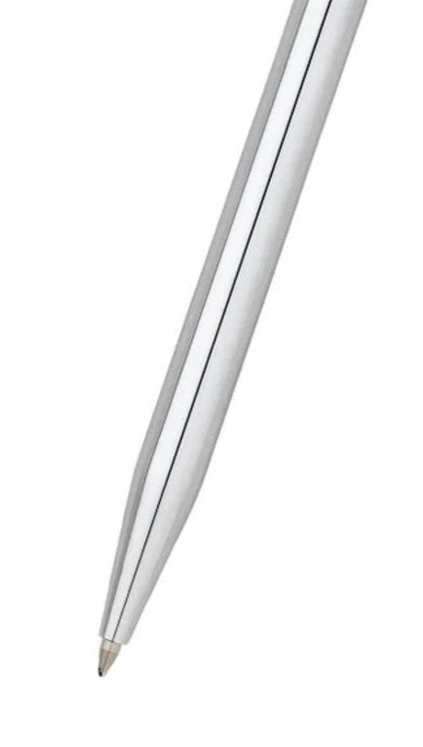 Penna a sfera Selectip® Click™ Chrome con dettagli neri
