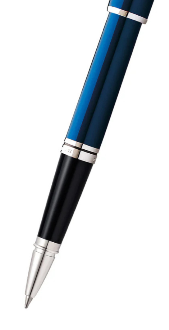 Penna a sfera laccata blu Coventry