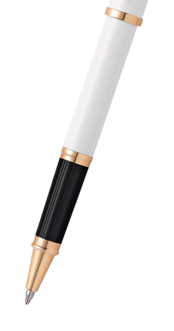Penna a sfera Century® II laccata bianca perlescente