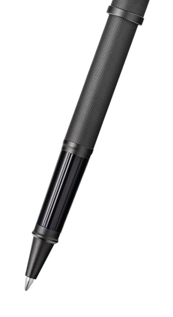 Penna a sfera Century® II con punta micro-zigrinata in PVD nero