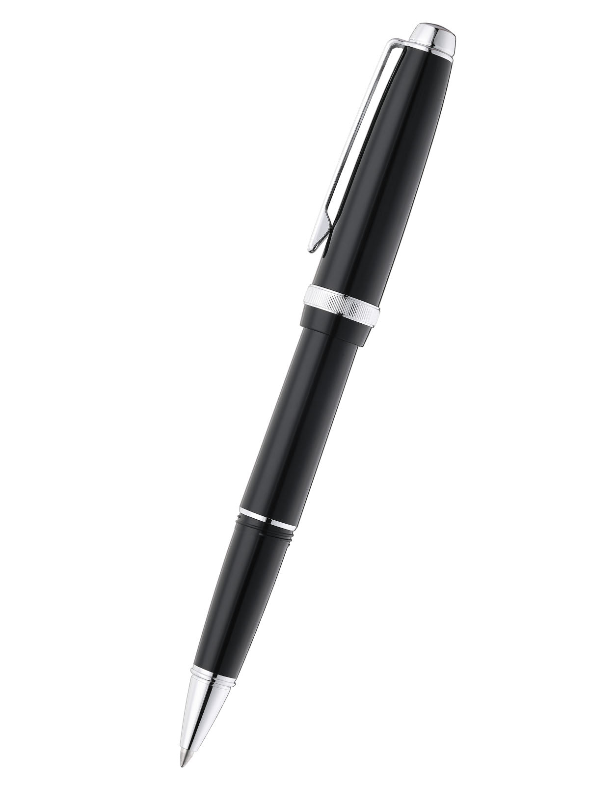 Lume Obsidian Black con particolari in cromo lucido – roller