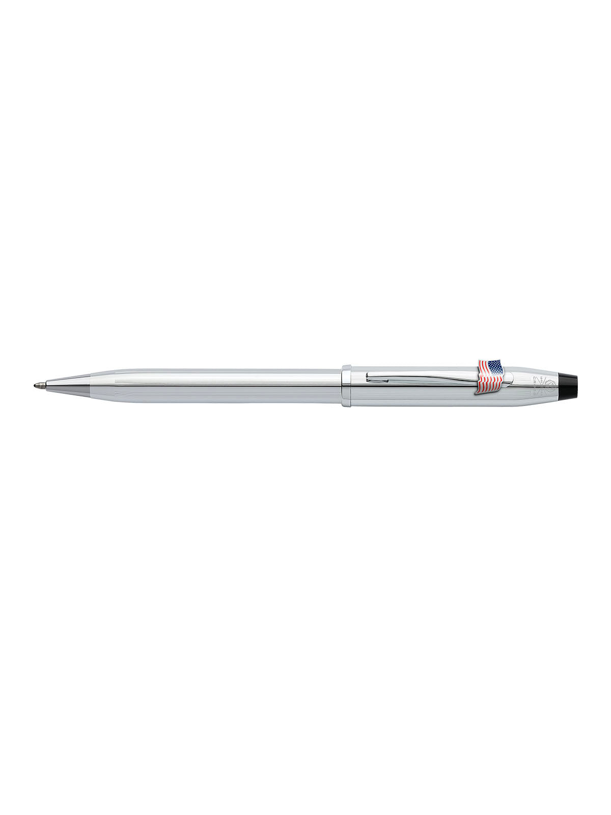 Penna a sfera Century® II cromata lucida con emblema della bandiera americana
