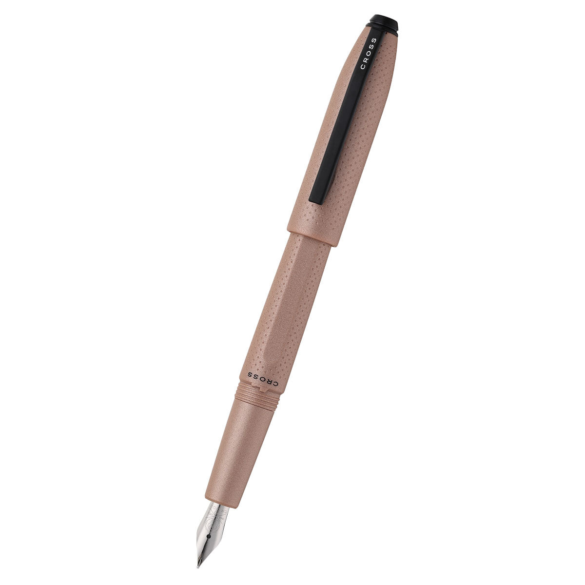 Prism Mocha in resina con particolari neri lucidi – Stilografica con pennino F in acciaio inox