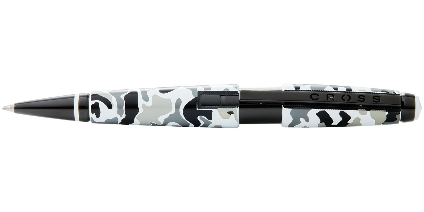 Edge Black and White Camo Gel Rollerball Pen
