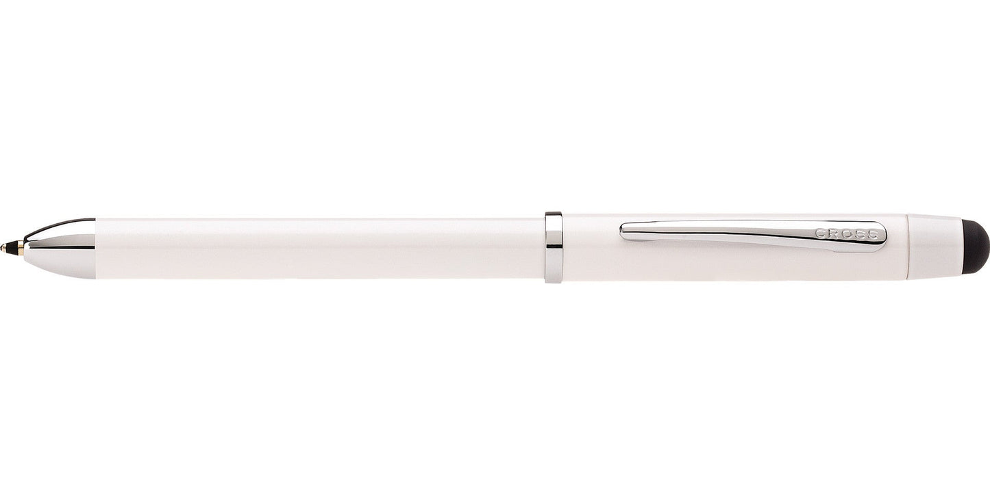 Tech3+ Pearl White Multi-Function Pen