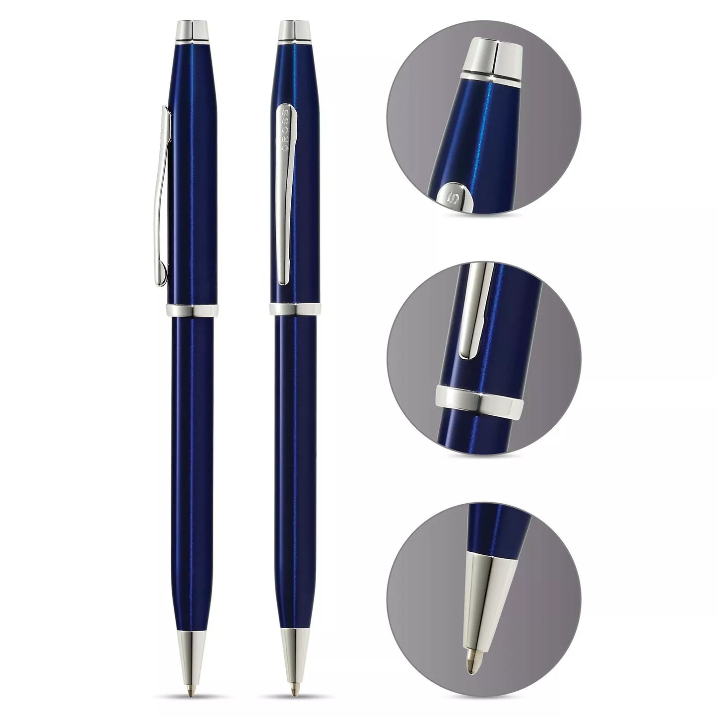 Penna a sfera Century® II laccata blu