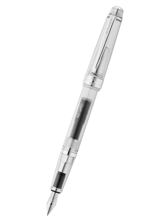 Penna stilografica Bailey Light™ con pennino extra fine in resina trasparente traslucida