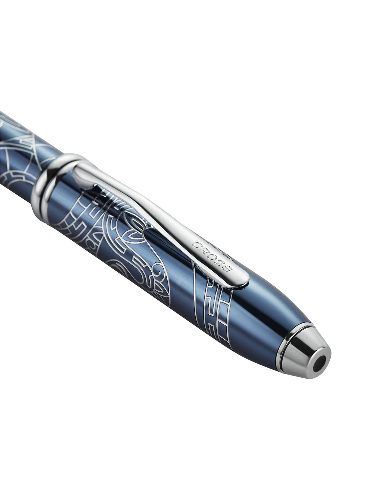 Penna a sfera Townsend® Zodiac Year of the Snake laccata blu