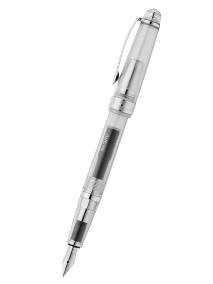 Penna stilografica Bailey Light™ con pennino extra fine in resina trasparente traslucida