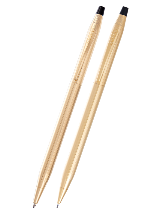 Set penna e matita placcati oro 23KT Classic Century®