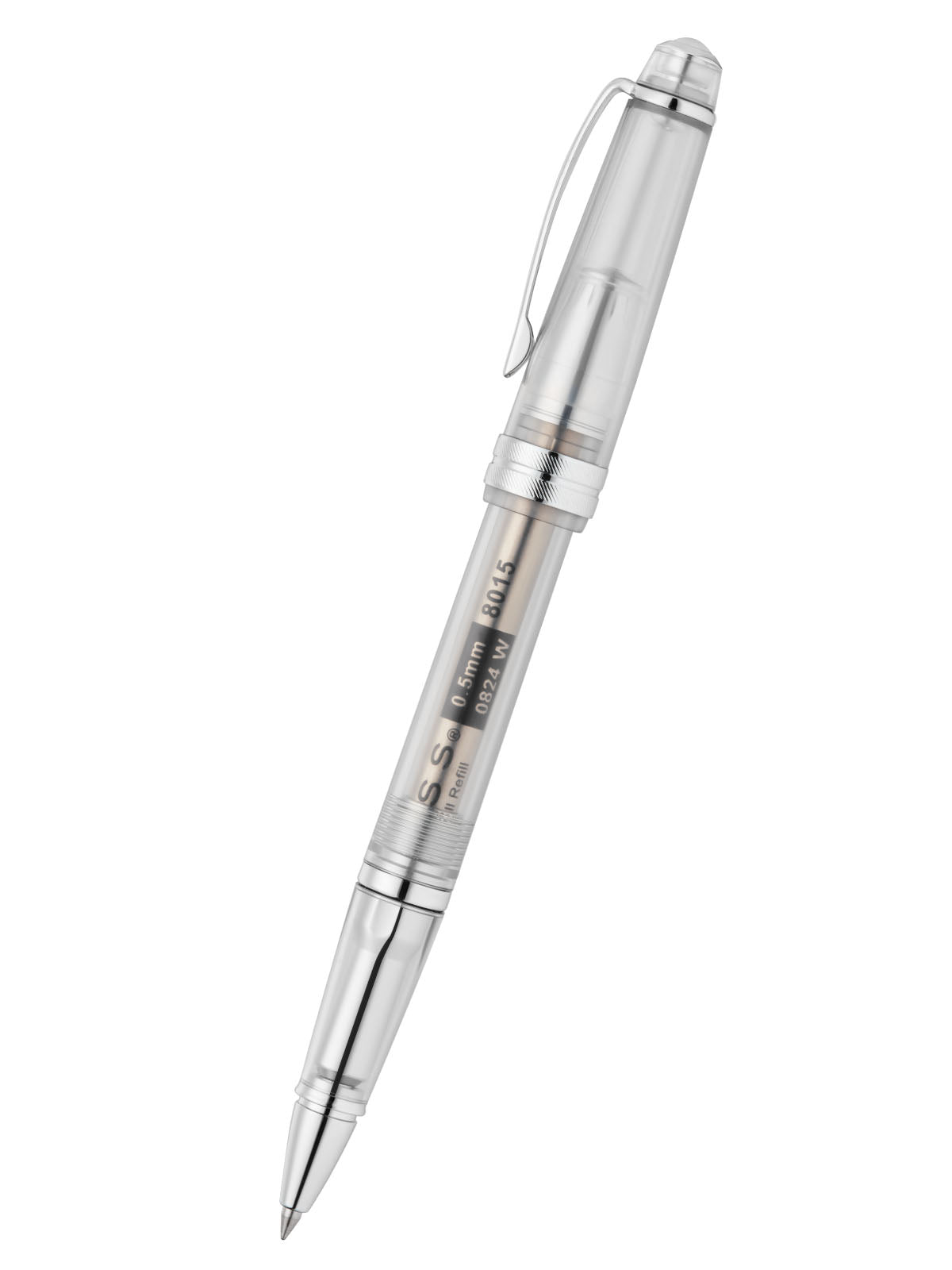 Penna a sfera Bailey Light™ in resina trasparente traslucida