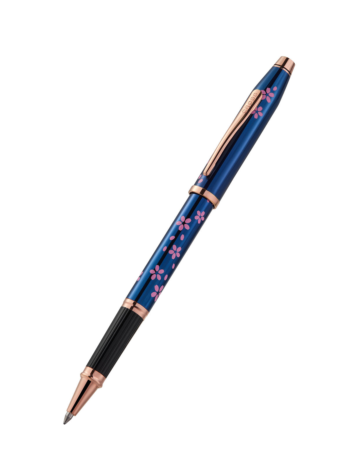 Penna a sfera Century® II Cherry Blossom laccata blu traslucida