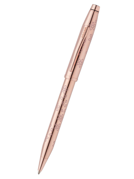 Penna a sfera Century® II Cherry Blossom placcata oro rosa