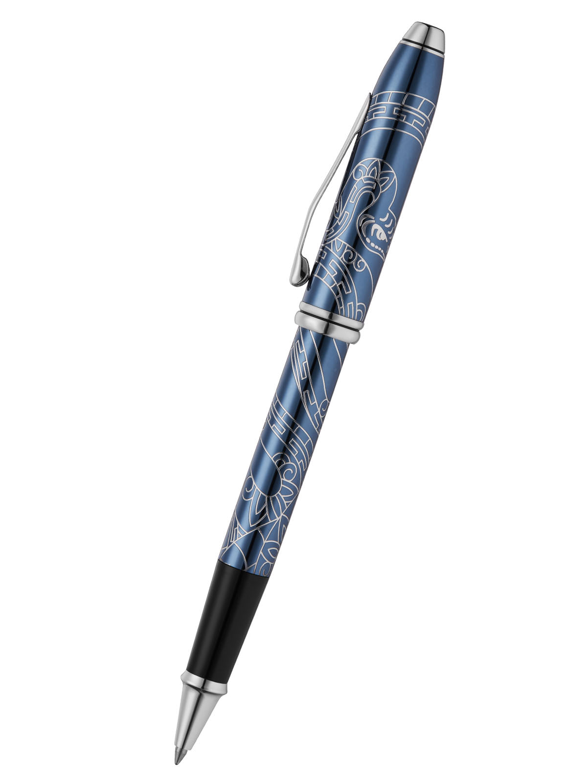 Penna a sfera Townsend® Zodiac Year of the Snake laccata blu