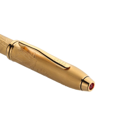 Townsend® Zodiac Year of the Horse – penna a sfera placcata oro 23KT