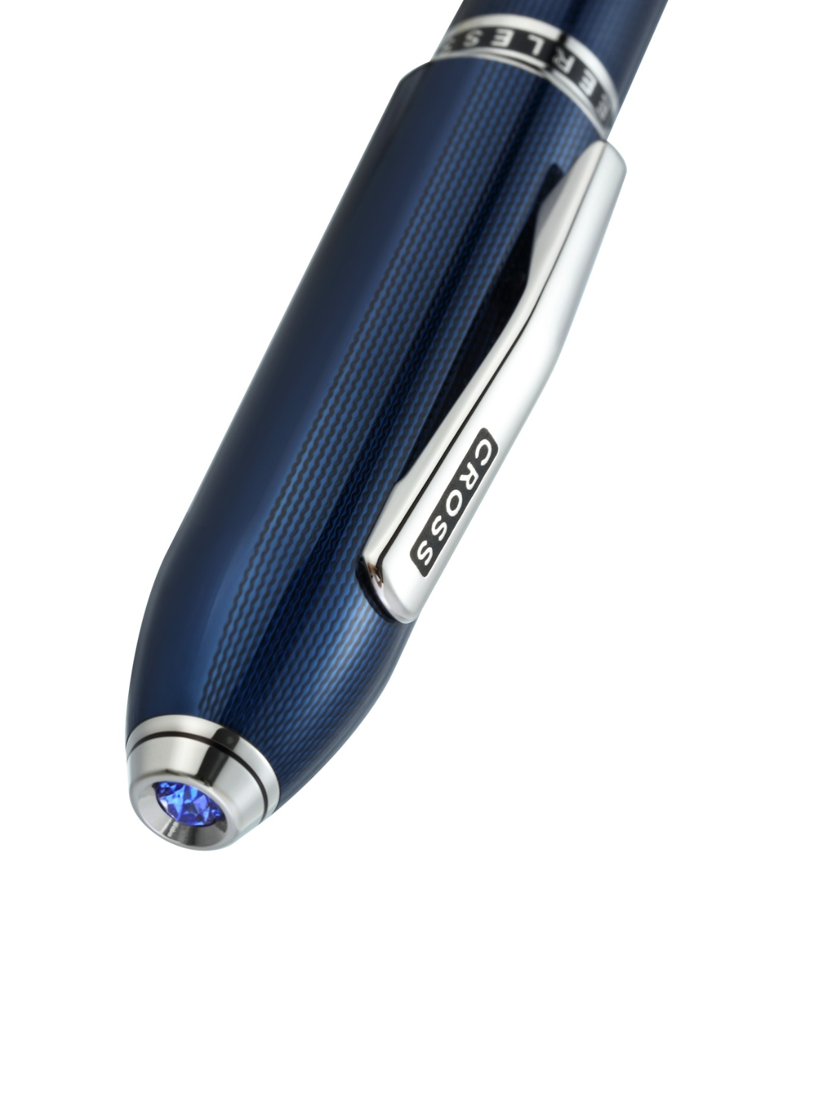 Penna a sfera Peerless™ blu cobalto traslucido