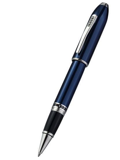 Penna a sfera Peerless™ blu cobalto traslucido