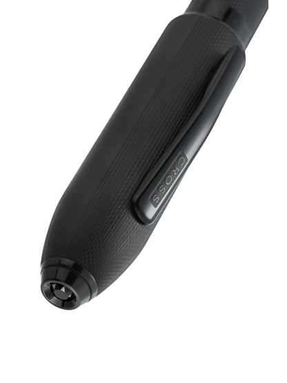 Roller Peerless™ nero lucido con motivo a diamante inciso