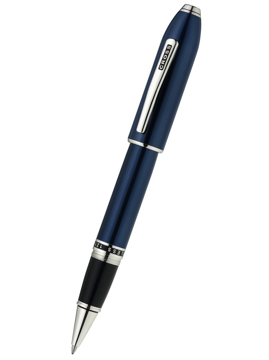 Penna a sfera Peerless™ blu cobalto traslucido