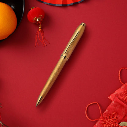 Townsend® Zodiac Year of the Horse – penna a sfera placcata oro 23KT