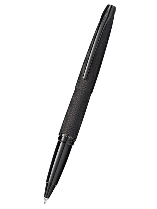 Penna a sfera ATX® nera spazzolata
