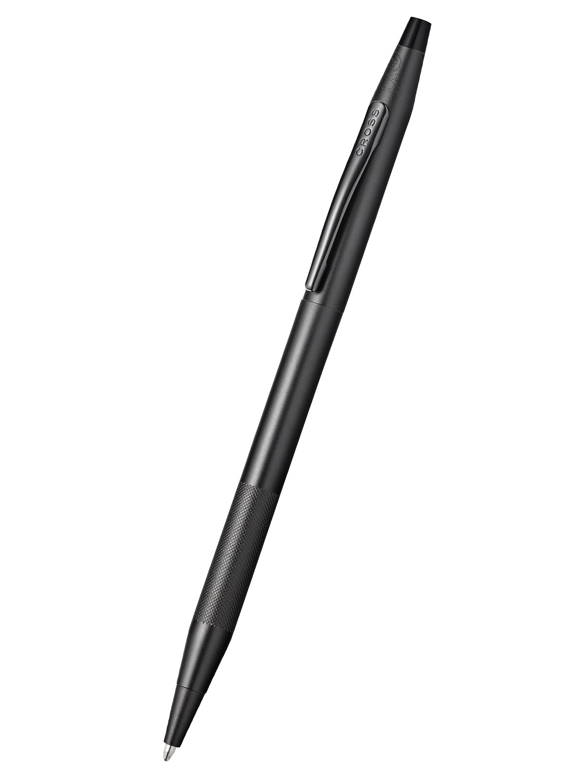 Penna a sfera Classic Century® con microzigrinatura in PVD nero