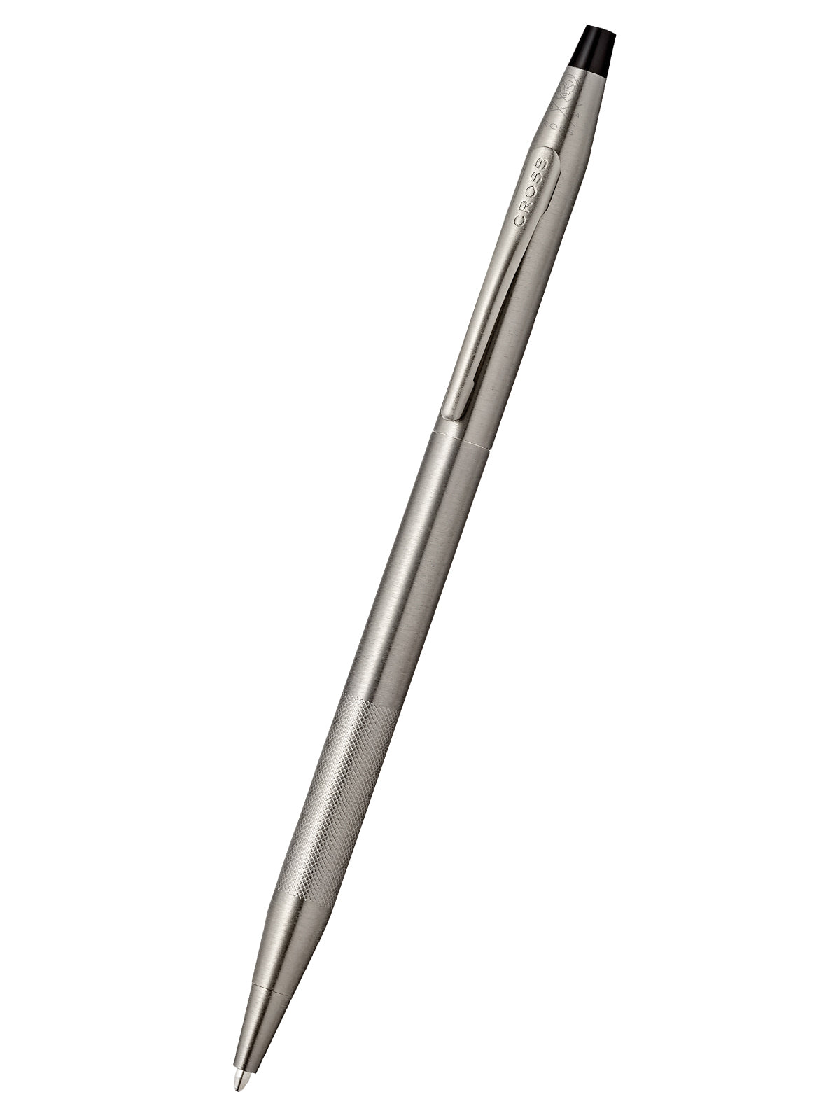 Penna a sfera Classic Century® con microzigrinatura in PVD grigio titanio