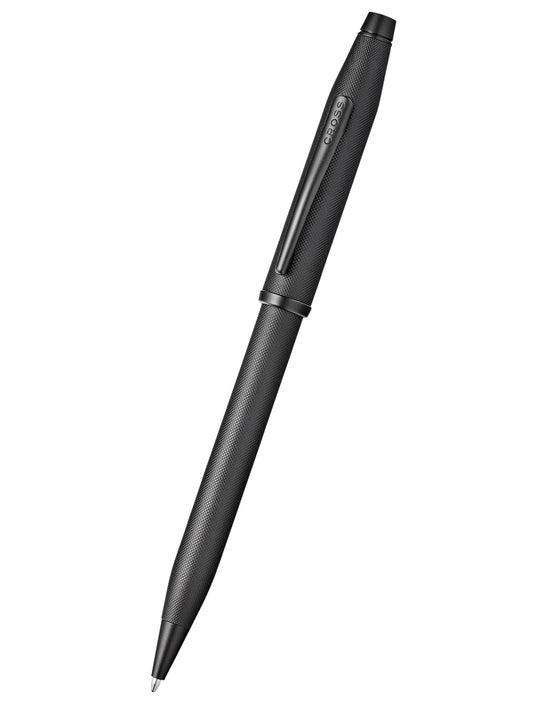 Penna a sfera Century® II con microzigrinatura in PVD nero
