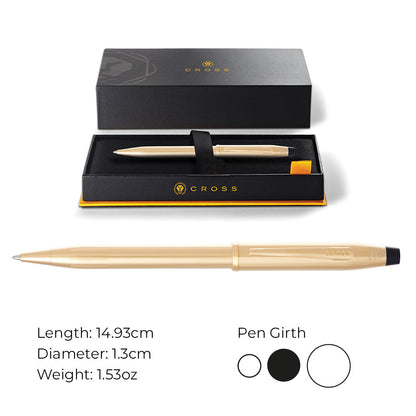 Penna a sfera Century® II in oro 23 carati