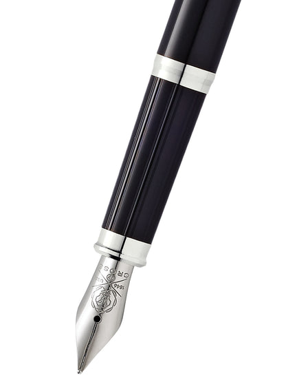 Penna stilografica Century® II con pennino medio laccato nero