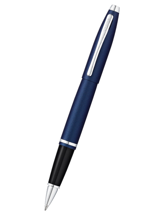 Penna a sfera Calais™ blu notte metallizzato opaco