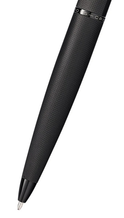 Penna a sfera ATX® nera spazzolata