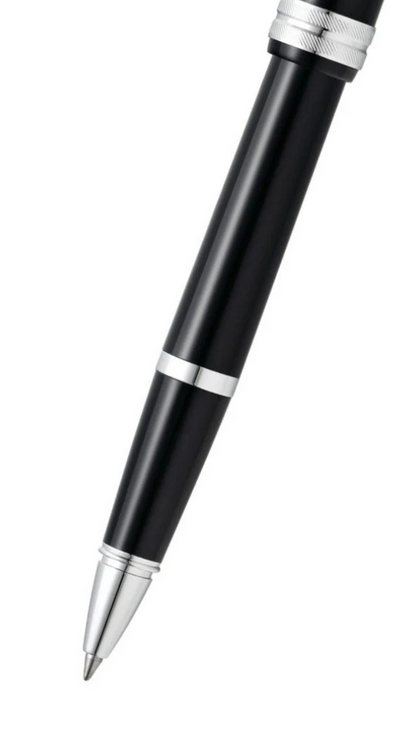 Penna a sfera Bailey Light™ in resina nera lucida