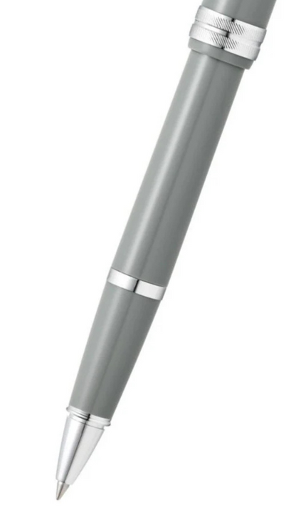 Penna a sfera Bailey Light™ in resina grigia lucida