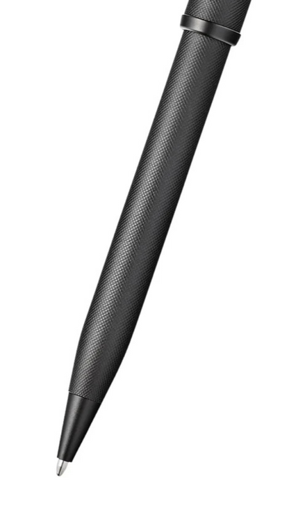 Penna a sfera Century® II con microzigrinatura in PVD nero