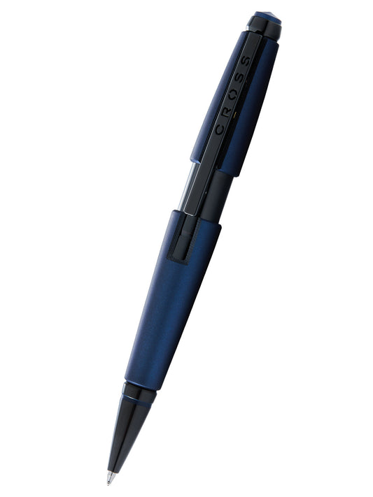 Penna a sfera in gel laccato blu opaco Edge™