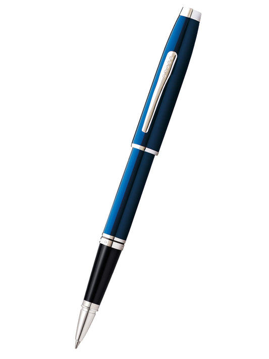 Penna a sfera laccata blu Coventry
