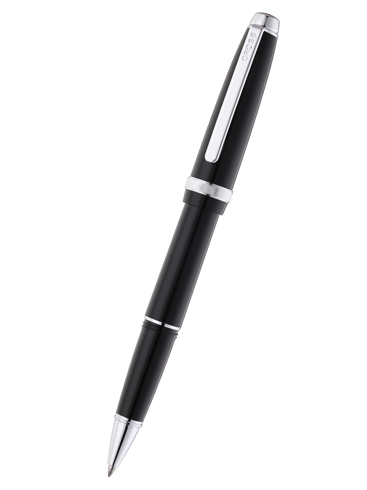 Lume Obsidian Black con particolari in cromo lucido – roller