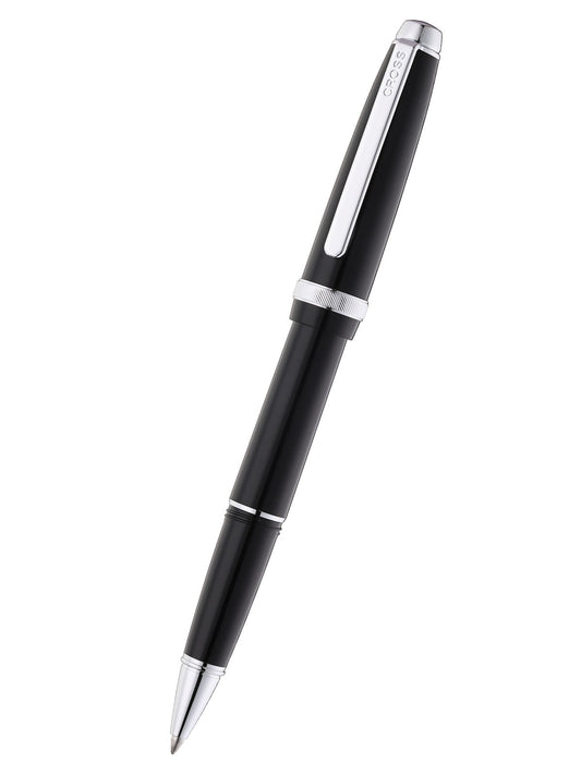 Lume Obsidian Black con particolari in cromo lucido – roller