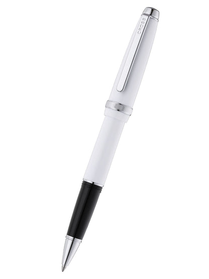 Lume Porcelain White con particolari cromati lucidi – penna a sfera